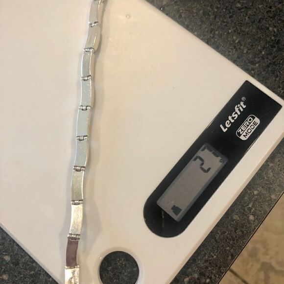 Vintage Sterling silver 925 Bracelet /w genuine Agate stones - Picture 6 of 16